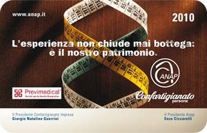 Una tessera Anap